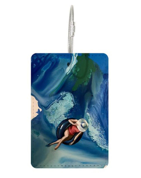 Floating Lady Travel Tag