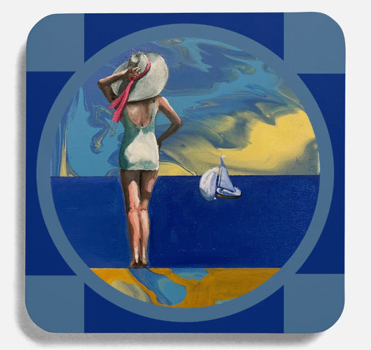 Gazing Lady Coaster