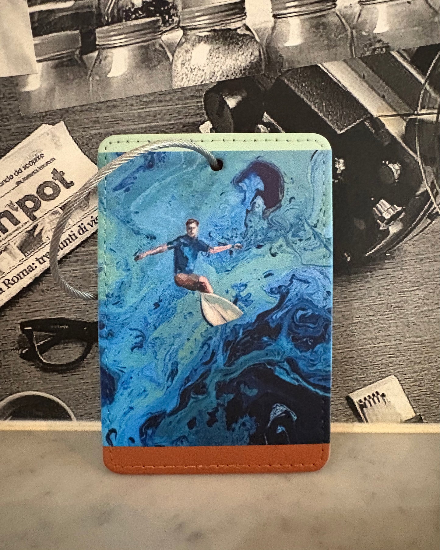 Big Wave Luggage Tag